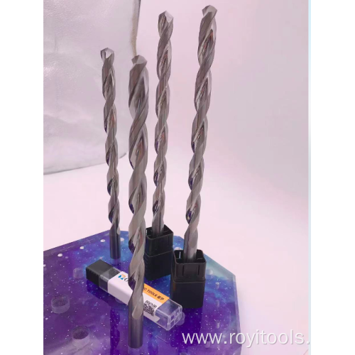 Carbide drill bits for aluminum